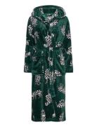 Robe Long Flannel Fleece Cats Green Hunkemöller