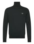 Roll Neck Jumper Black Fred Perry