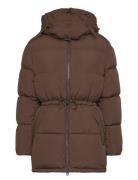 Mid Length Down Jacket Brown GANT