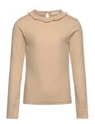 Nmfnalo Bea Ls Slim Top Lil Beige Lil'Atelier