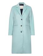 Wool Blend Tailored Coat Blue GANT