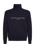 Tommy Logo Mockneck Black Tommy Hilfiger