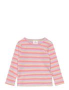 Tnsfridanne L_S Rib Tee Pink The New