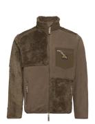 Patchwork Fleece Jacket Khaki Stan Ray