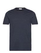 Striped Tee S/S Navy Lindbergh