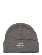 Isak Logo Ambas Beanie Grey Mads Nørgaard