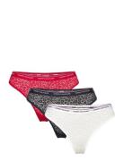 3 Pack Thong Lace White Tommy Hilfiger