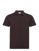 Stretch Cotton Polo T-Shirt Brown Filippa K