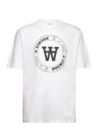 Asa Tirewall T-Shirt Gots White Double A By Wood Wood