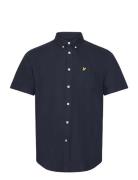Short Sleeve Oxford Shirt Navy Lyle & Scott