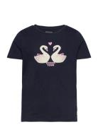 Printed T-Shirt Navy Tom Tailor