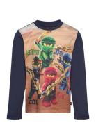 Lwtano 127 - T-Shirt L/S Navy LEGO Kidswear