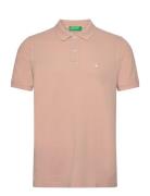 H/S Polo Shirt Pink United Colors Of Benetton