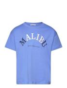 Over D Printed T-Shirt Blue Tom Tailor