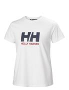 W Hh Logo T-Shirt 2.0 White Helly Hansen