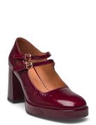 088-Verite Cuir Brillant Burgundy Jonak Paris