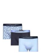 Men's Knit 3-Pack Trunk Blue Emporio Armani