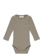 Nbmdimo Ls Slim Body Lil Khaki Lil'Atelier