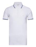 Polo Shirt With Contrast Piping White Lindbergh