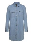 Unionall Shirt Dress Blue Lee Jeans