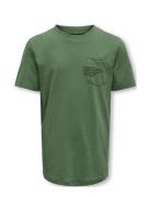 Kobmarinus S/S Tee Print Box Jrs Noos Green Kids Only