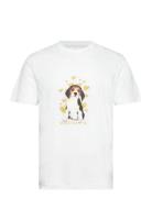 Ace Cute Doggy T-Shirt White Double A By Wood Wood