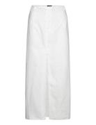 Sita Linen Maxi Skirt White Bardot