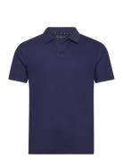 Ss Ottoman Trophy Neck Polo Navy French Connection