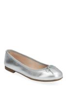 Biamadison Ballerina Metallic Leather Silver Bianco