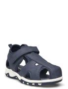 Baby Sandals W. Velcro Strap Navy Color Kids