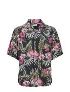 Jjejeff Aop Resort Shirt Ss Sn Pink Jack & J S