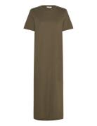 Liv Organic Ss Dress Khaki MSCH Copenhagen