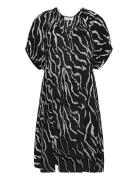 Kcami Tunic Printed Black Kaffe Curve