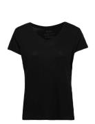 Women's Modal V-Neck T-Shirt 1-Pack Black Danish Endurance