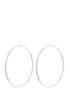 April Recycled Maxi Hoop Earrings Silver Pilgrim