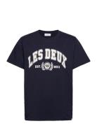 University T-Shirt Navy Les Deux