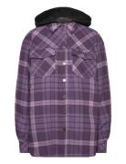 Flannel Over D Shirt Purple ROTATE Birger Christensen