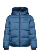 Levi's® Core Printed Puffer Jacket Blue Levi's