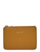 Leather Zip Pouch Brown GANT