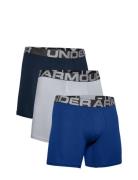 Ua Charged Cotton 6In 3 Pack Patterned Under Armour