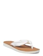 Th Elevated Beach Sandal White Tommy Hilfiger