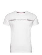 Stripe Chest Tee White Tommy Hilfiger