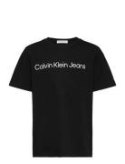 Inst. Logo Ss T-Shirt Black Calvin Klein