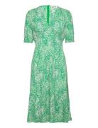 Dvf Jemma Dress Green Diane Von Furstenberg