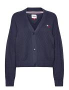 Tjw Essential Badge Cardigan Navy Tommy Jeans