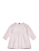 Baby Ithaca Dress L/S Pink Tommy Hilfiger