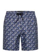 Floral Print Resort Swim Shorts Navy Lyle & Scott