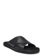 Sandals - Flat - Open Toe - Op Black ANGULUS