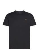 Ringer T-Shirt Black Fred Perry