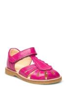 Sandals - Flat - Closed Toe Pink ANGULUS